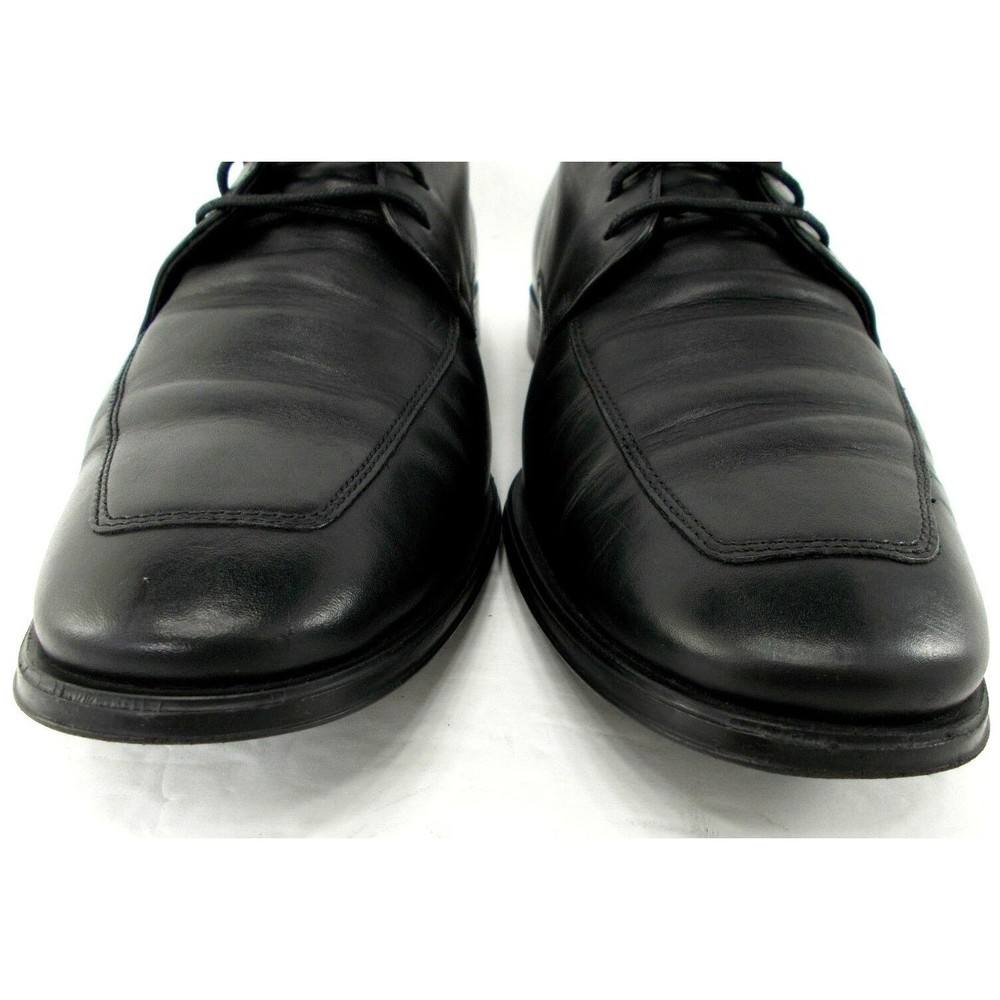 Cole Haan Mens Air Adams Black Dress Oxford Apron Toe Derby C09438 Size 10.5 M - Picture 7 of 11